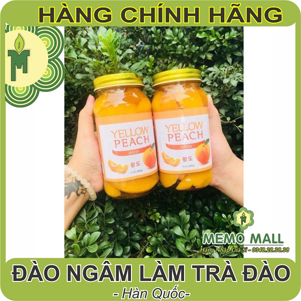 (Có GRAB_TP.HCM) ĐÀO NGÂM LÀM TRÀ ĐÀO - HÀN QUỐC