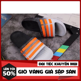 (Hot) Dép Adidas 3 Sọc Đúc Quai Ngang Màu HOT SIÊU BỀN _Ưu Đãi Cực Khủng