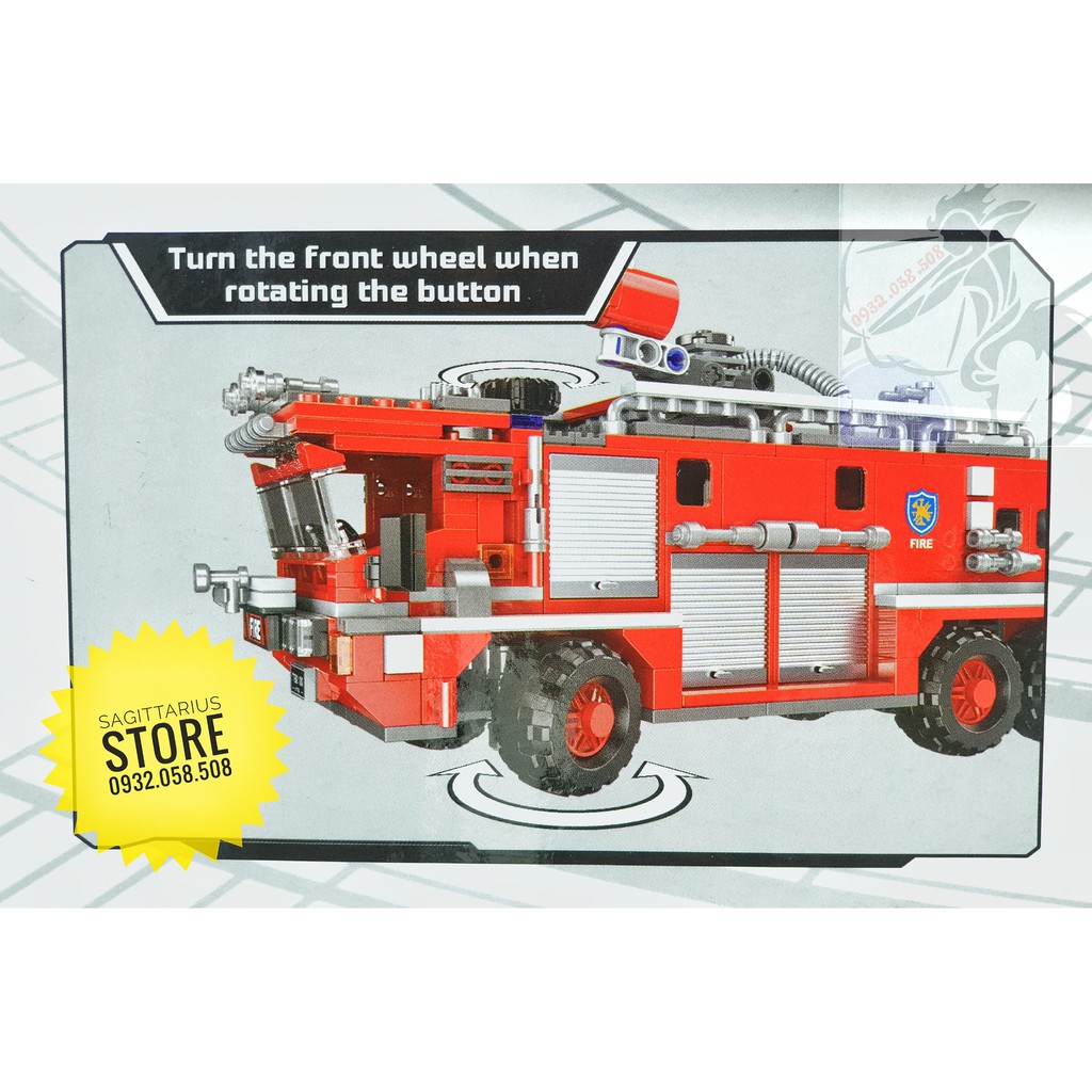 Lego XingBao-XB03030 Lắp Ráp Xe Cứu Hỏa