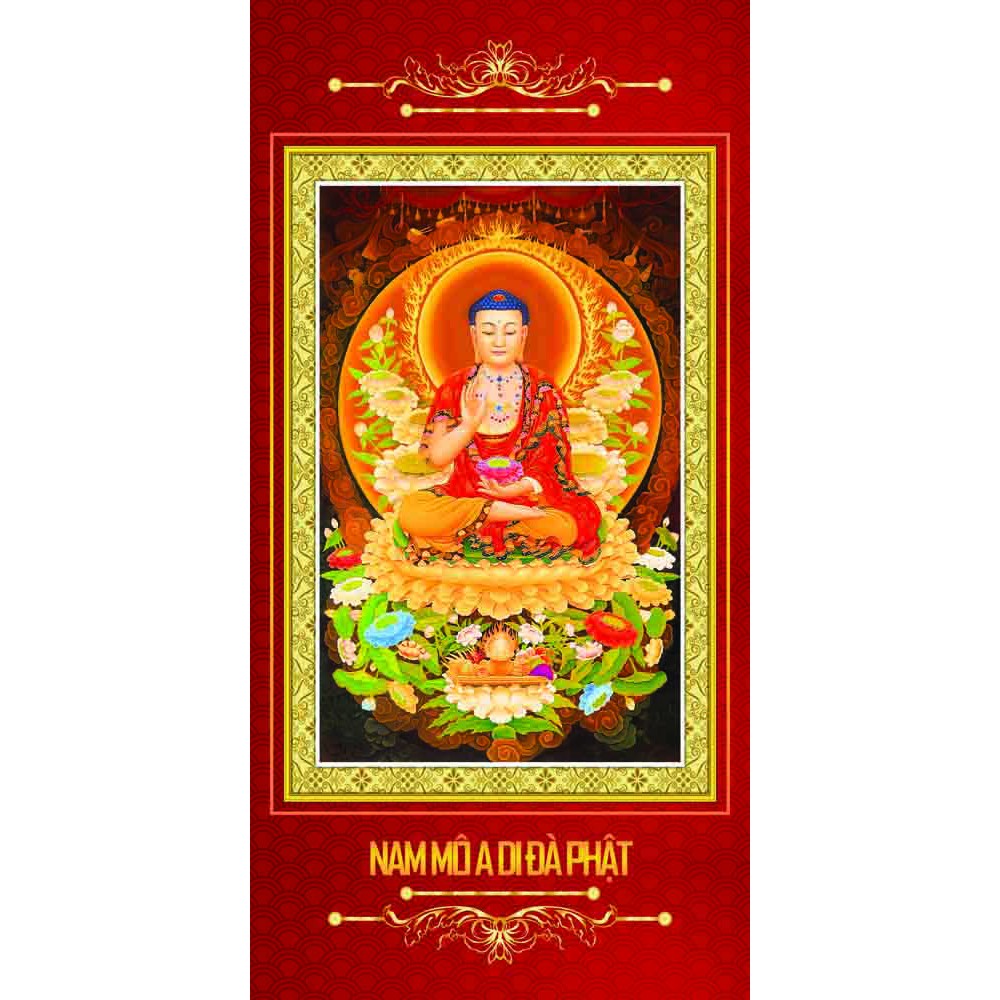 Tranh Phật Kim Sa Phật A Di Đà