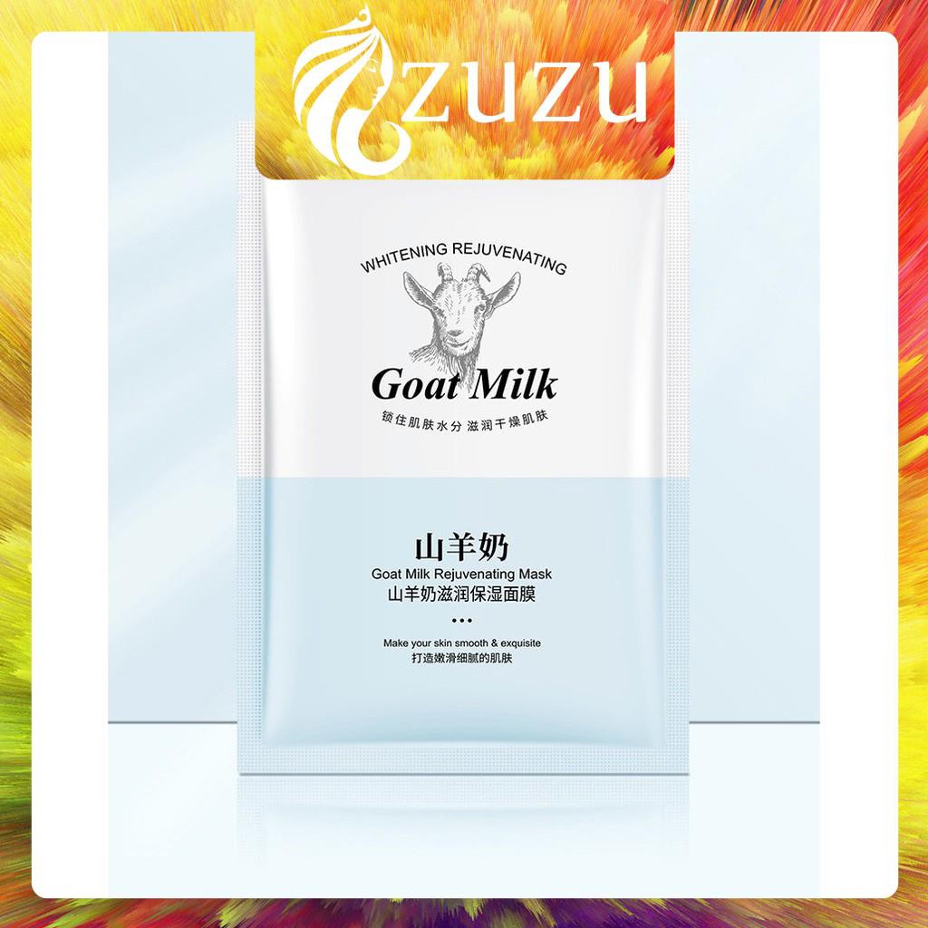 [N125] Mặt Nạ Dưỡng Da Tinh Chất Sữa Dê Dưỡng Ẩm Ngăn Lão Hóa Giúp Da Trắng Sáng Mịn Màng Nội Địa Trung | Thế Giới Skin Care
