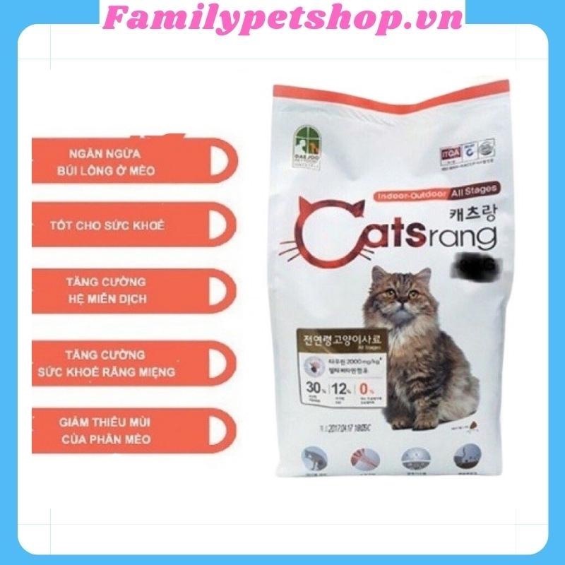 Thức ăn hạt cho mèo Catsrang Hàn Quốc-gói 400g-familypetshop.vn