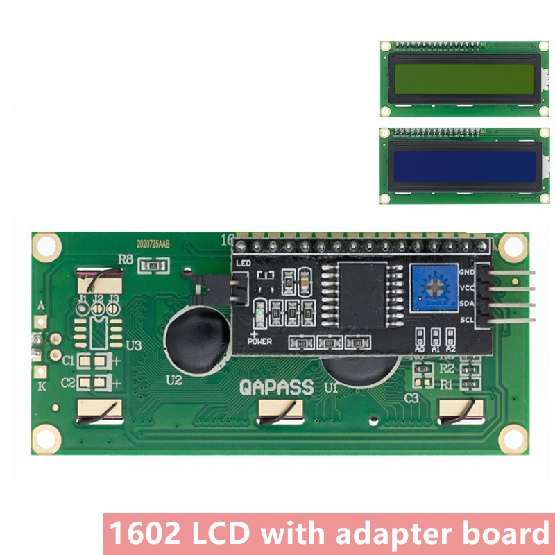 Mô Đun Màn Hình LCD 1602 1602 16x2 PCF8574T PCF8574 IIC I2C Giao Diện 5V Cho Arduino