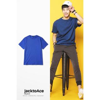 Áo Phông Trơn Streetwear T-Shirt Unisex Nỉ Ngắn Tay Một Màu Co Giãn