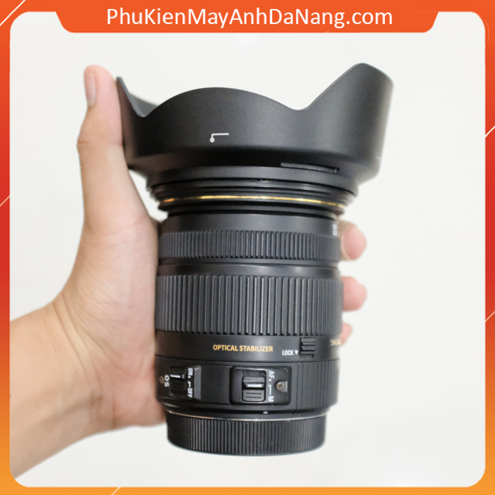 Loa che nắng cho ống kính Sigma 17-50mm F2.8, 24mm f/1.8, 28mm f/1.8 (Canon &amp; Nikon) - thay thế LH825-03