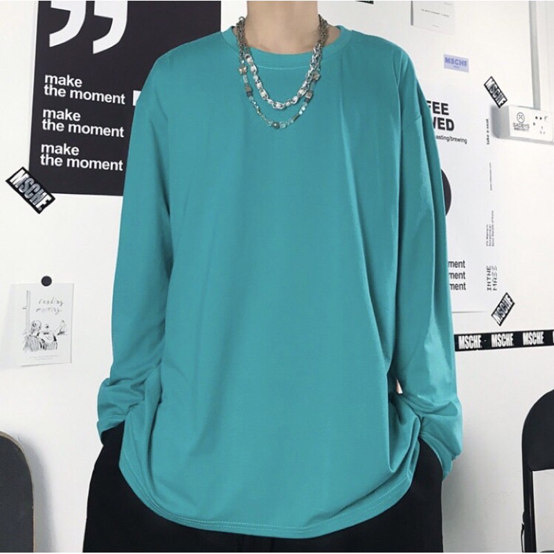 Áo sweater / áo nỉ trơn form rộng oversize Ulzzang unisex basic phối đồ siêu chất ❤️