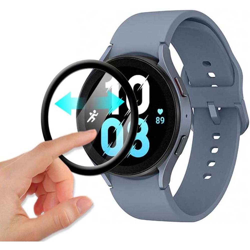 Kính Cường Lực 3D Viền Cong 40mm 44mm Bảo Vệ Màn Hình Đồng Hồ Samsung Galaxy Watch 5 4