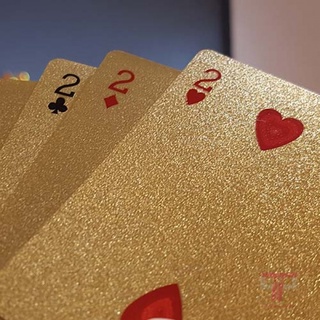 bộ bài mạ vàng 24k