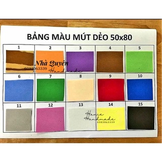 Xốp màu bitis, xốp mầm non50x80cm