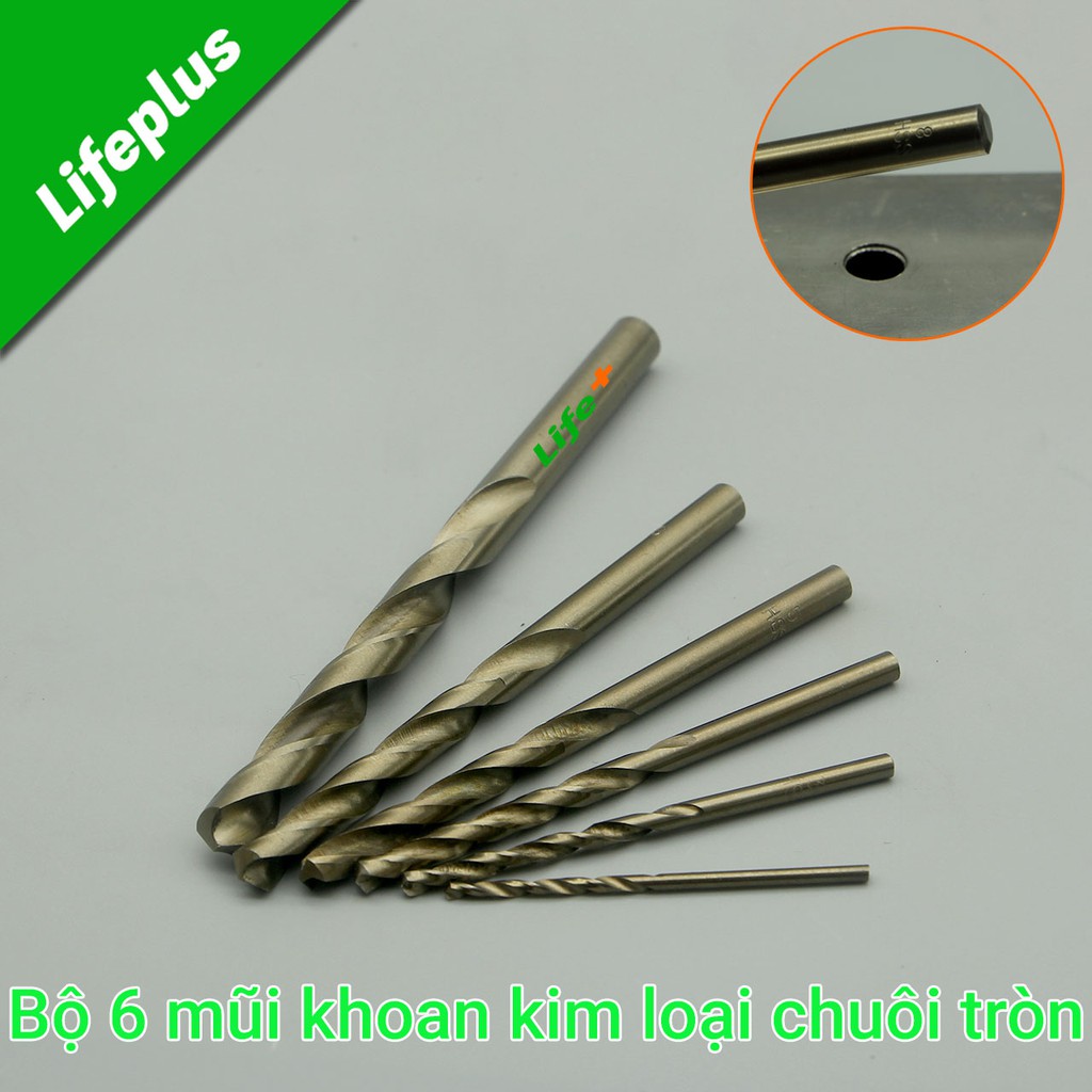 Bộ 6 mũi khoan kim loại INGCO AKDB1065