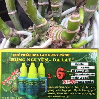 3 lọ hùng nguyễn chế phẩm cho lan  và cây