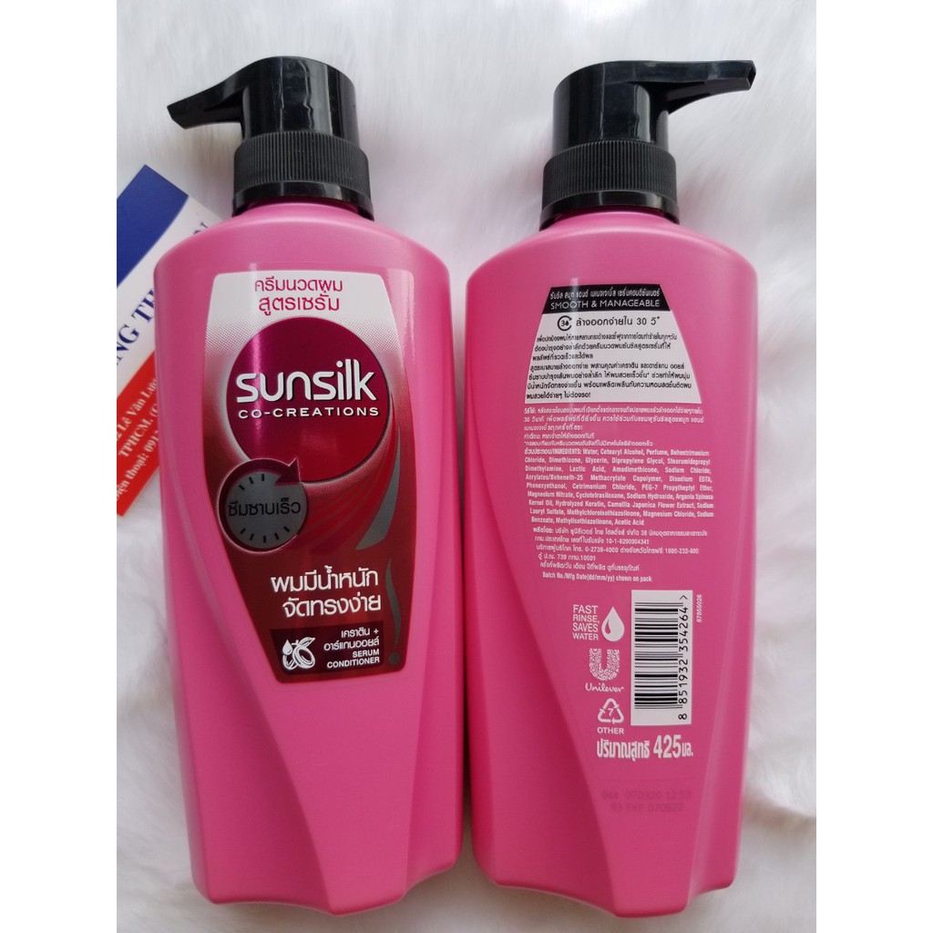 DẦU GỘI SUNSILK THÁI LAN - Màu Hồng