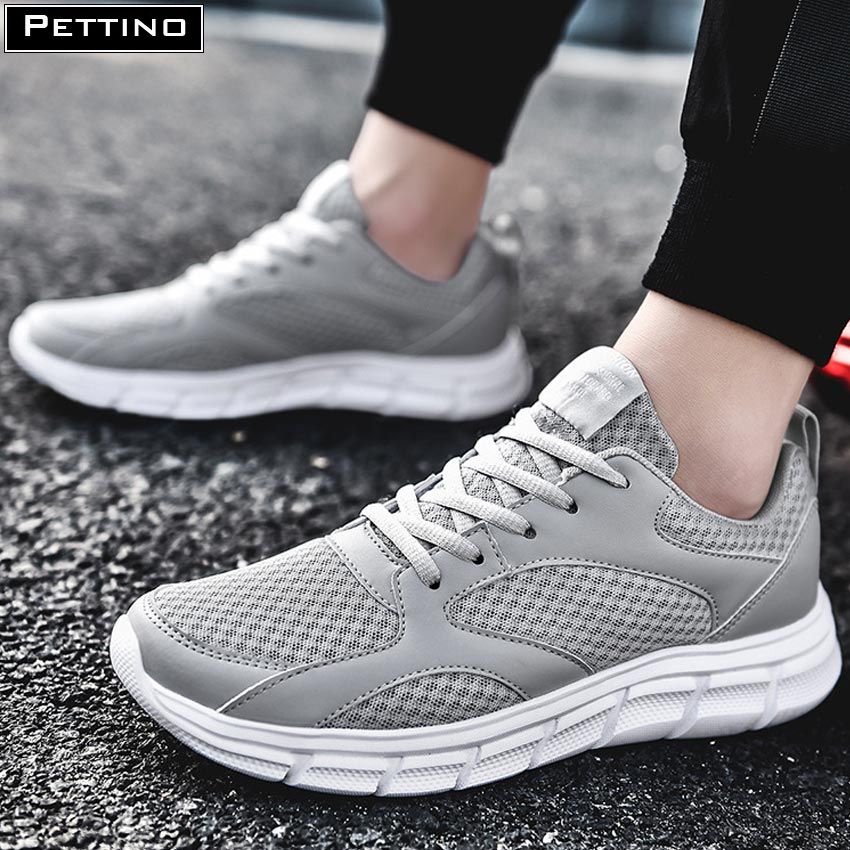 Giày sneaker nam siêu nhẹ đi bộ thoải mái êm chân cực thoáng khí, thời trang PETTINO-SD01
