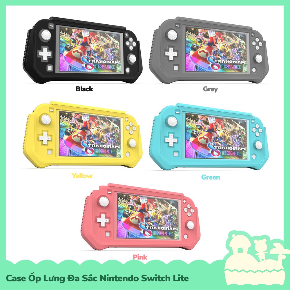 [Sẵn VN - NowShip] Phụ Kiện Case Ốp Lưng TPU Bảo Vệ Với Kính Cường Lực PC Đa Sắc Cho Máy Game Nintendo Switch Lite | BigBuy360 - bigbuy360.vn