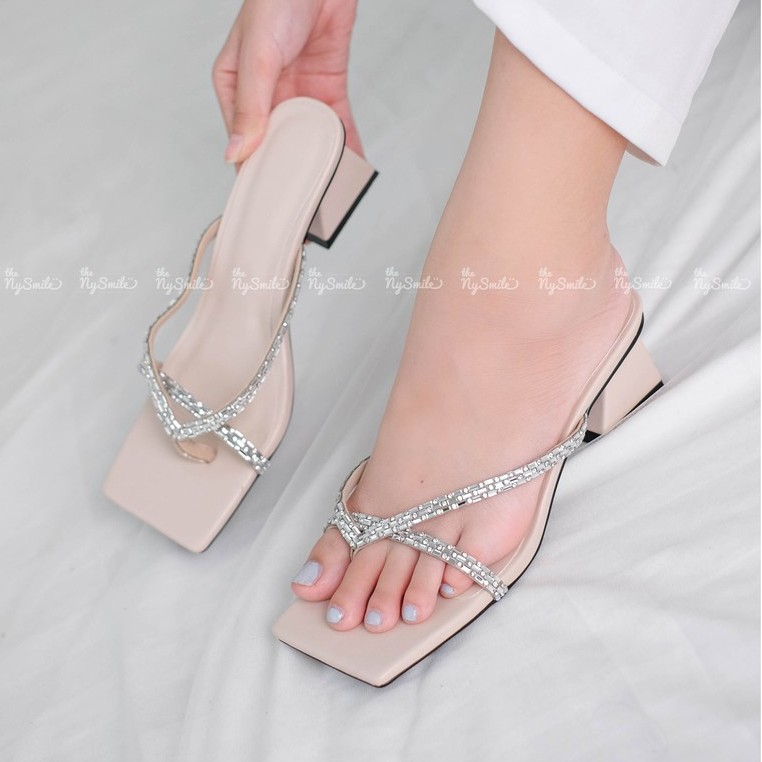 [GUỐC] RIGO - GUỐC 5P KẸP QUAI ĐÍNH ĐÁ - THENYSMILE