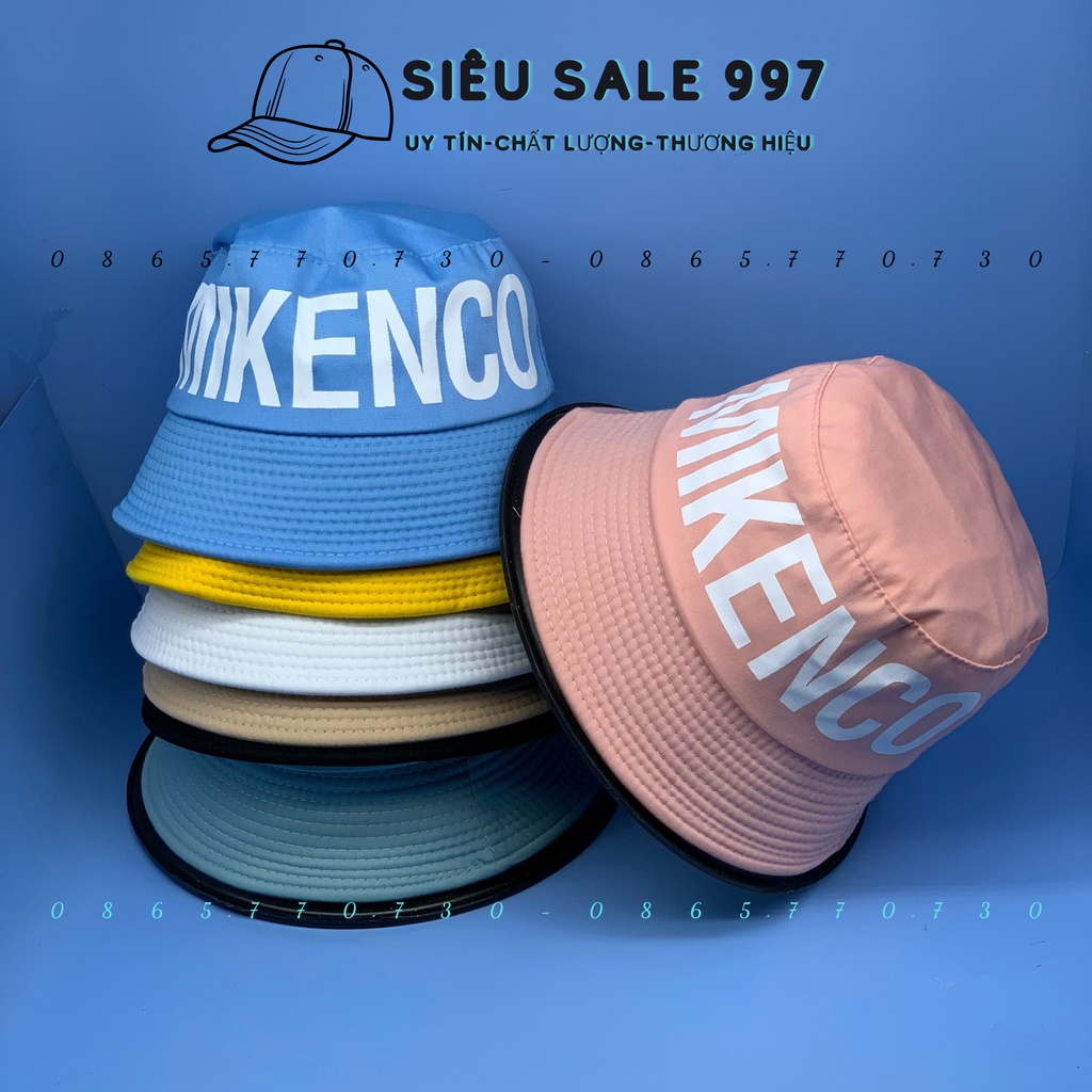 MŨ BUCKET MIKENKO CỤP NHIỀU MÀU CÁ TÍNH THỜI TRANG NAM NỮ HOT TREND