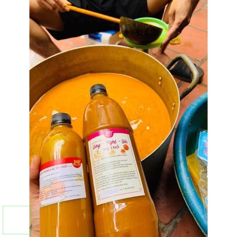 1 lít cốt gừng nghệ gấc hạ thổ đủ 3 tháng 10 ngày