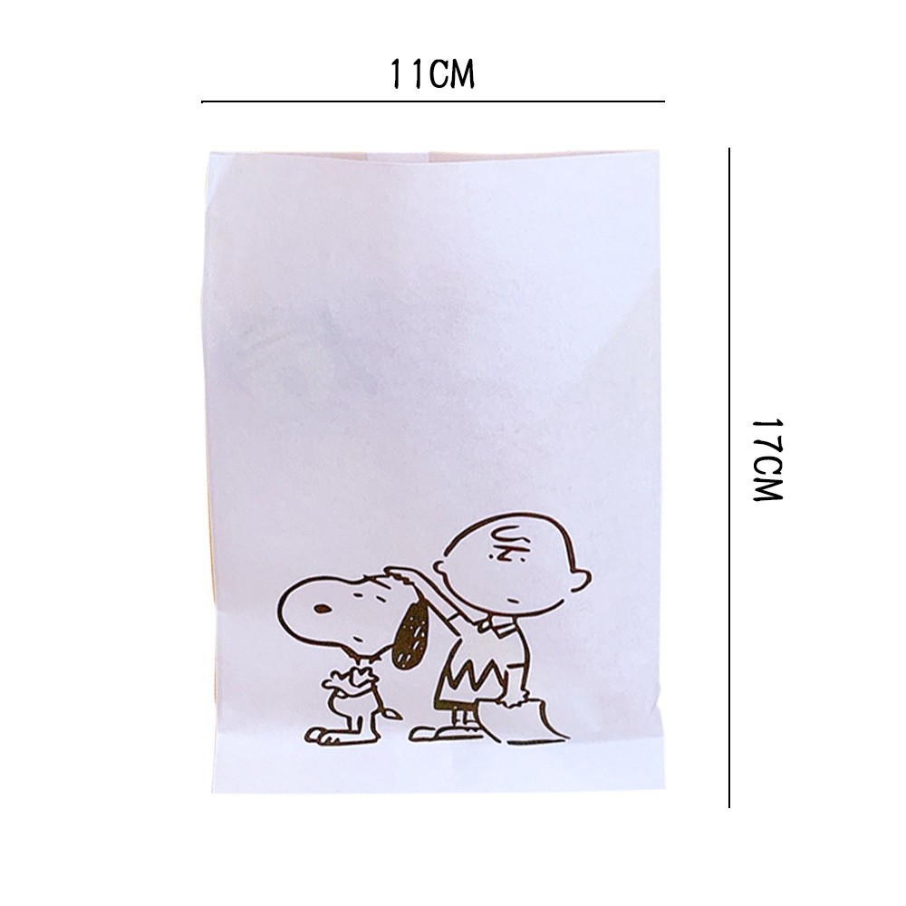 Túi Giấy Đựng Quà Mini In Hình Snoopy & Charlie Dễ Thương