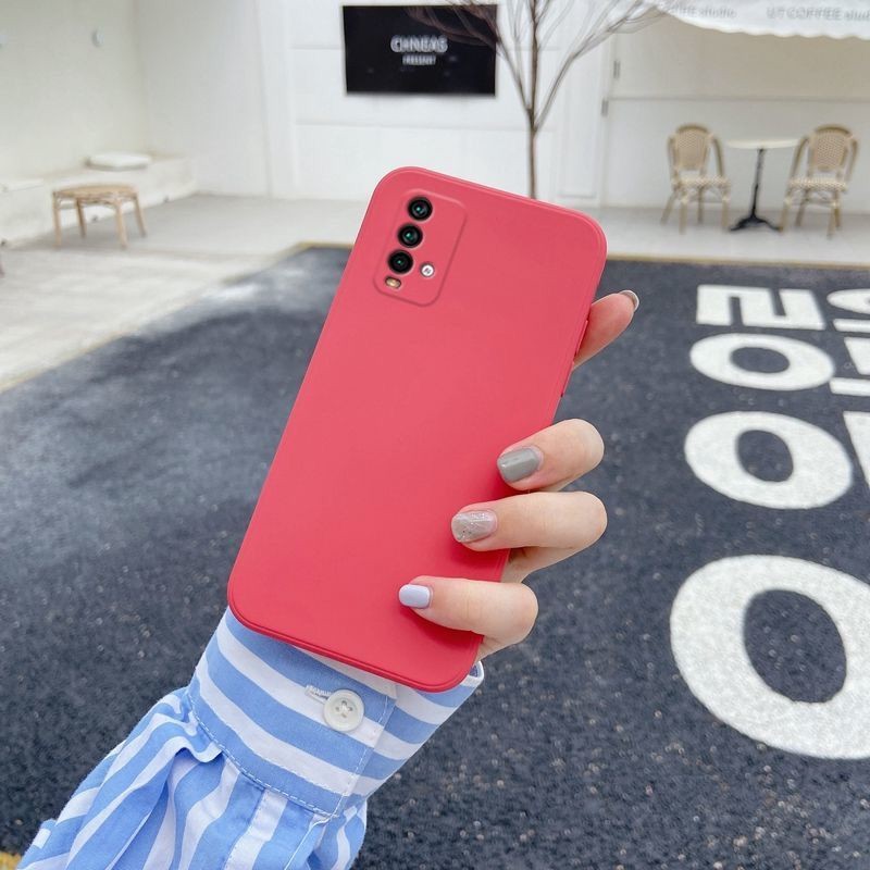 Ốp điện thoại silicon mềm chống sốc cạnh vuông cho Xiaomi Redmi 9t Redmi9T 9 T