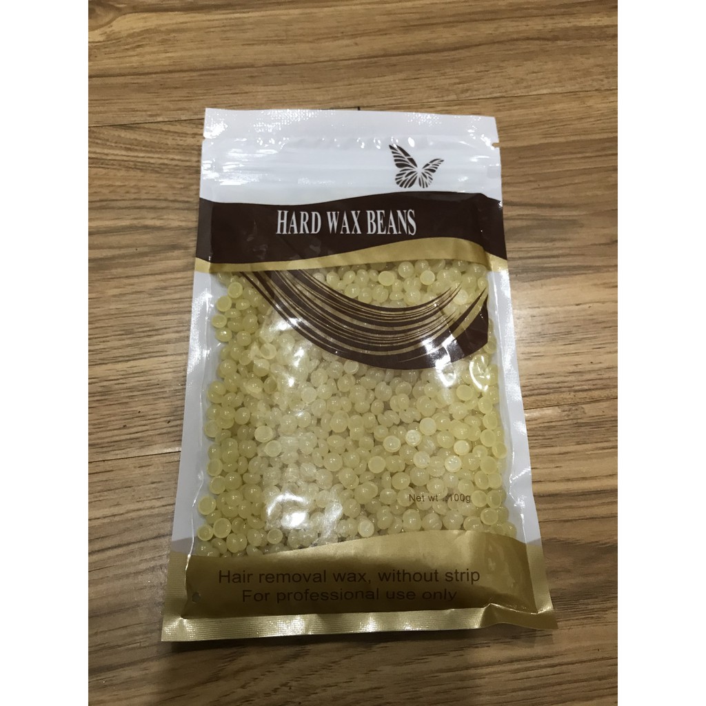 Sáp WAX lông nóng hạt đậu Hard Wax Bean 100g (Chính Hãng Úc) Tặng Que