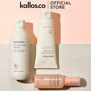 Dầu Gội, Kem Ủ Tóc Innisfree Camellia Essential Shampoo, Hair Treatment, Hair Oil Serum Mẫu 2021 - Kallos Vietnam