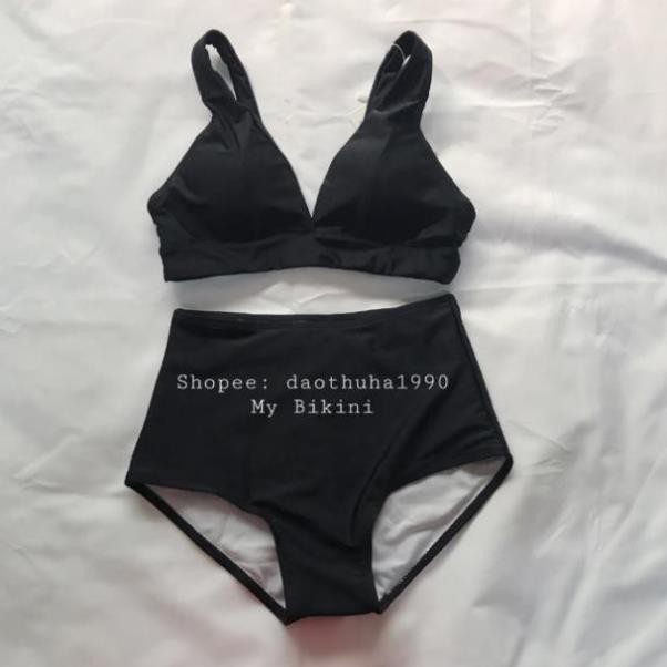 𝐂ự𝐜 𝐑ẻ XẢ 🚀 | Ảnh Thật | (Có sẵn) Đồ bơi My Bikini 2 mảnh màu đen quần cạp cao . 2020 Sale 1 Xinh Chuẩn . ! ' ' ˇ | BigBuy360 - bigbuy360.vn