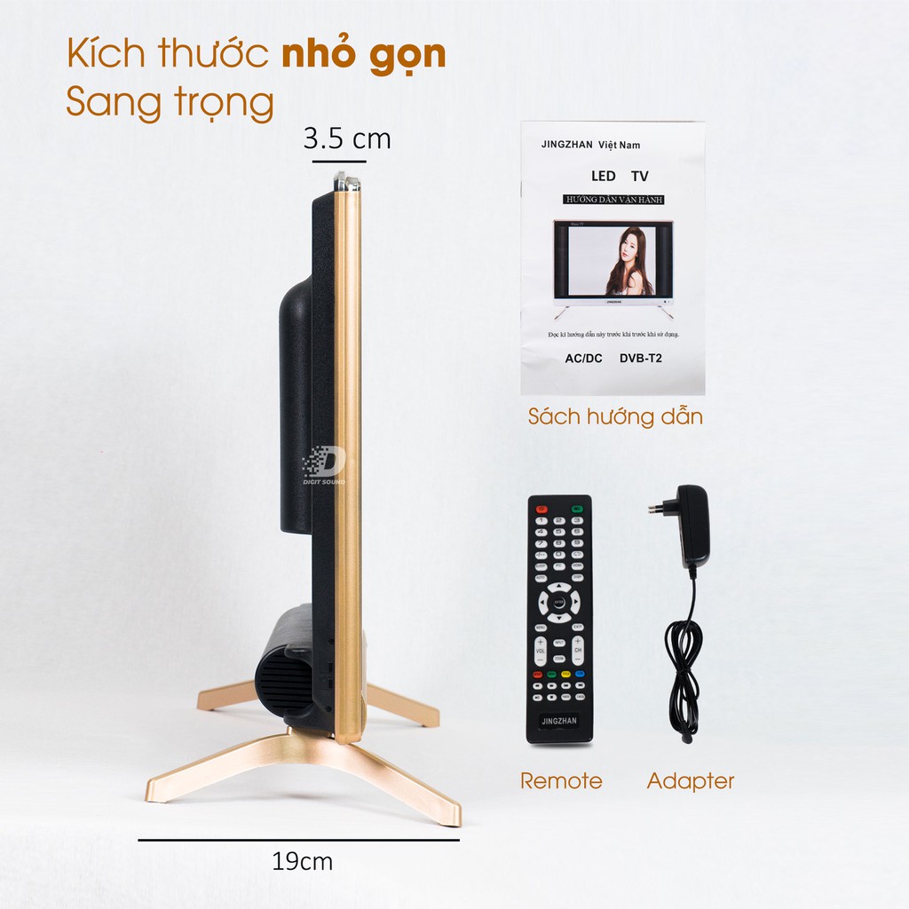 [Siêu rẻ] TIVI JINGZHAN 17 INCH I HD 750p Âm thanh sống động Sử dụng tiện lợi