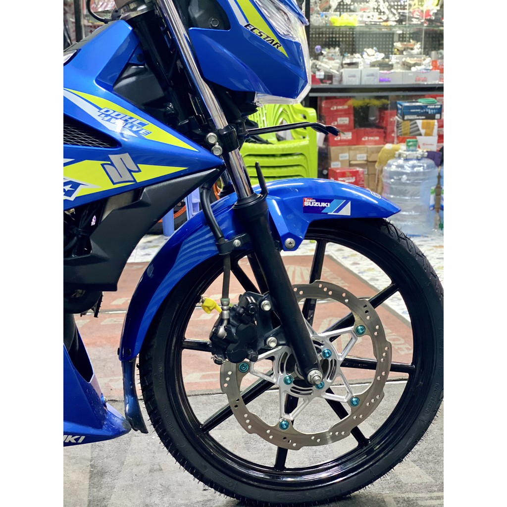 Mâm RCB 8 cây chế full satria + vỏ Michelin city grip pro 60/70