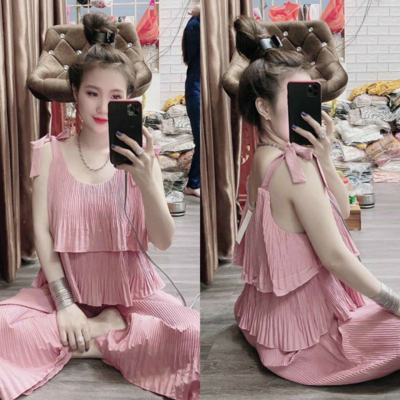 Set dập ly hai dây nhiều màu Freesize <57kg