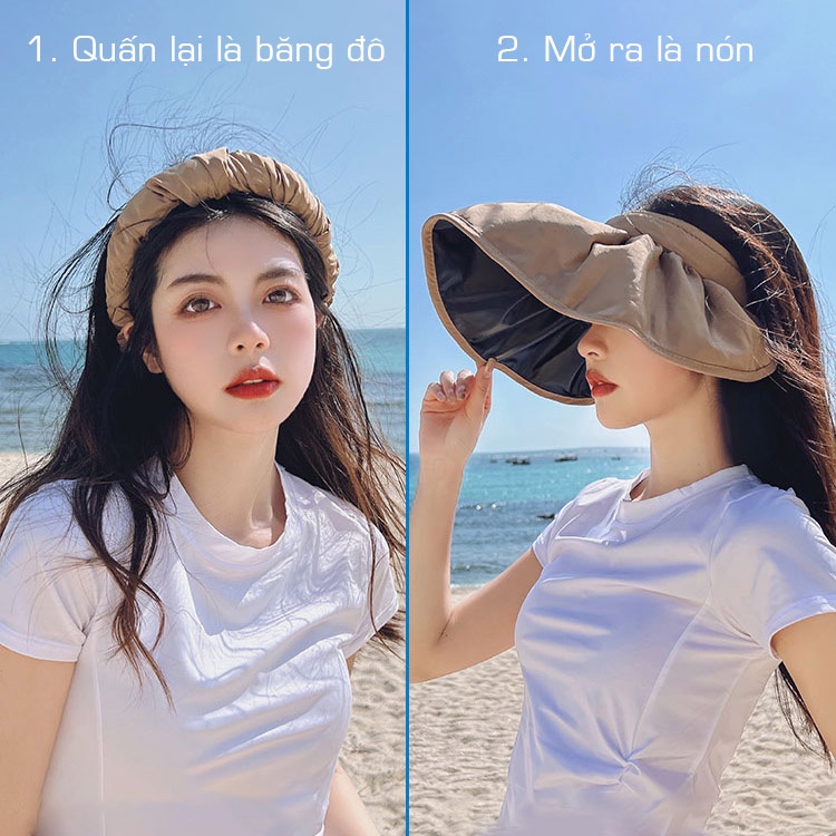 Nón Hở Đầu Có Lớp Vinyl Chống Tia UV Hot Trend