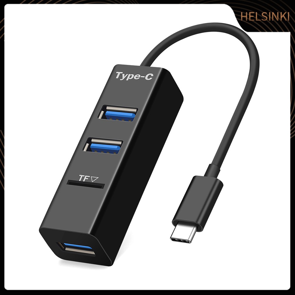 Bộ Chia 3 Cổng Usb 2.0 Tích Hợp Đầu Đọc Thẻ Nhớ Tf Cho Pc Laptop