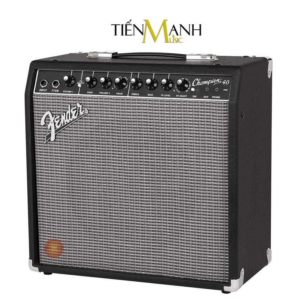 [Chính Hãng] Fender Champion 40 Amply Đàn Electric Guitar Điện - Loa Ampli 230V 40W Combo Amplifier