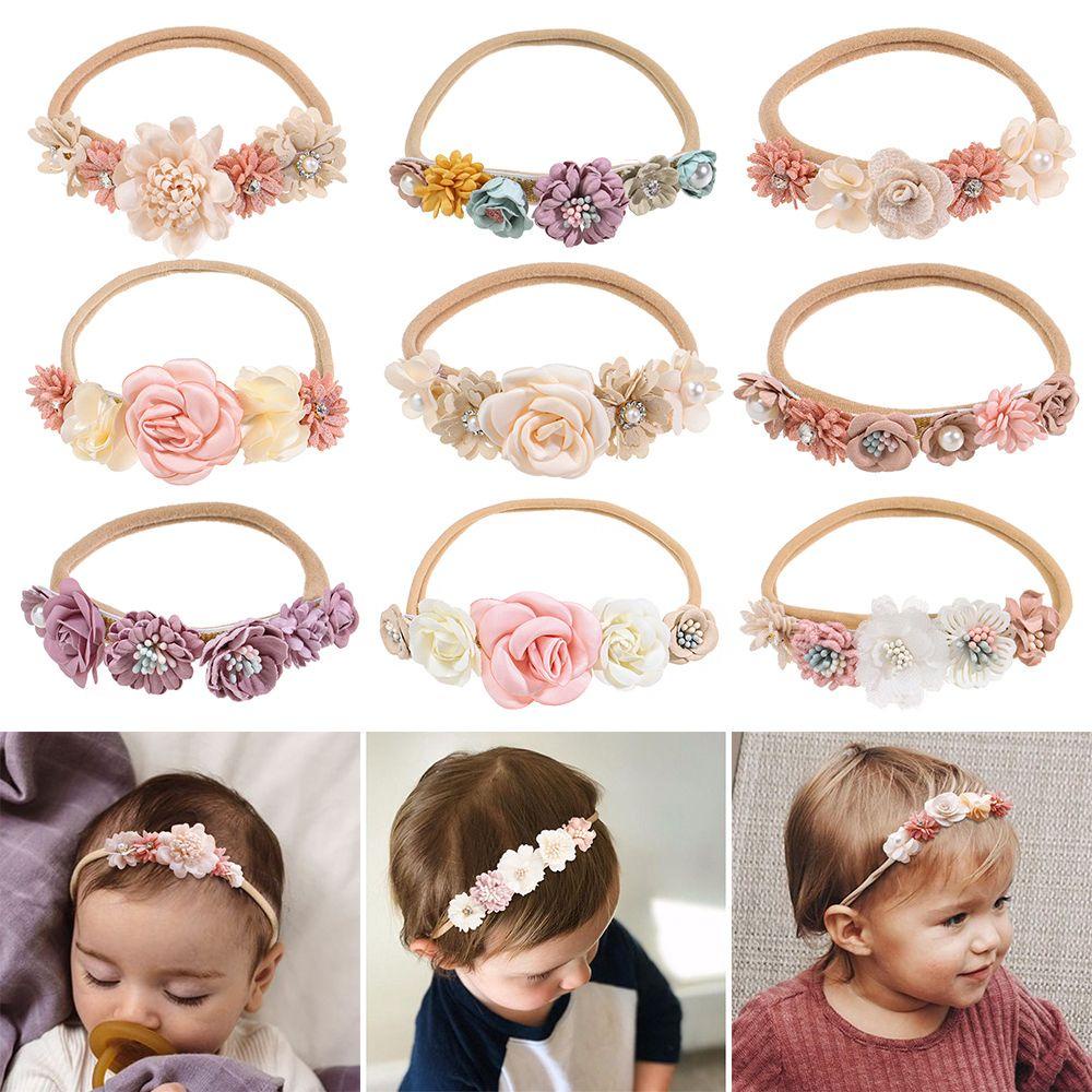 Kẹp Tóc Hoa Xinh Xắn Cho Bé Gái Sơ Sinh