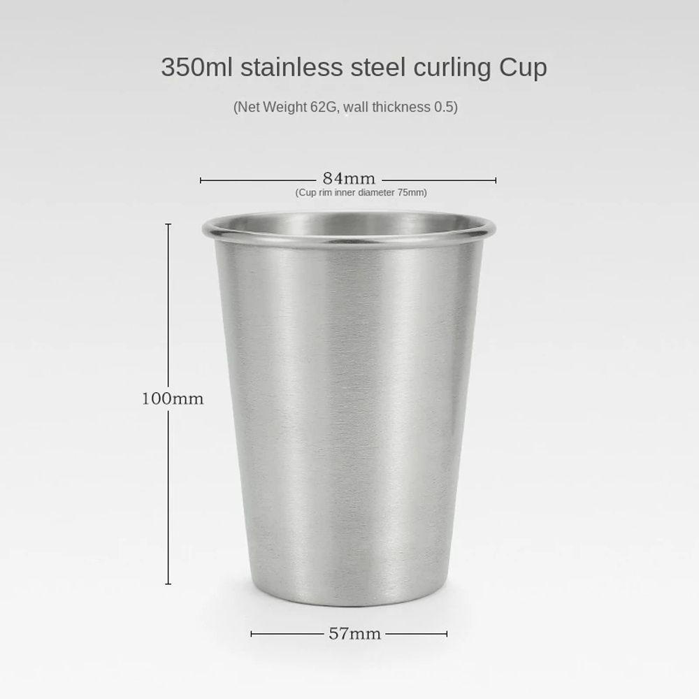 IVORY Cốc Uống Nước Bằng Thép Không Gỉ Tiện Dụng Mang Theo Du Lịch Cắm Trại