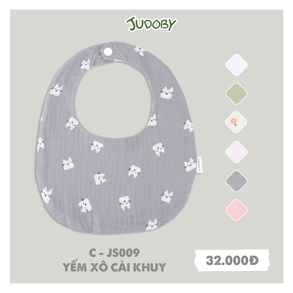 JS009/011 Yếm xô cài khuy Judoby cho bé