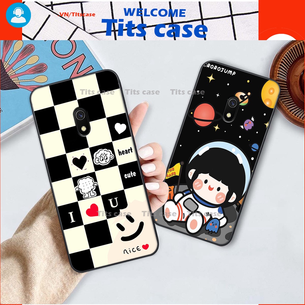 Ốp lưng Xiaomi REDMI 8A in hình bò sữa, gấu be@r, cute cực  ĐỈNH -  cực CHẤT-  cực COOL