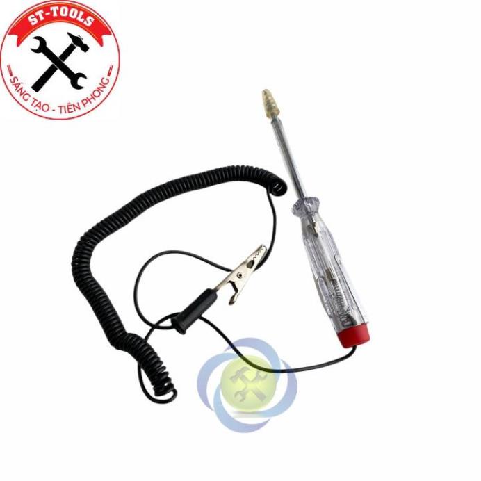 Bút thử điện xe ô tô xe máy C-Mart S0011 đèn sáng 2 màu xanh đỏ