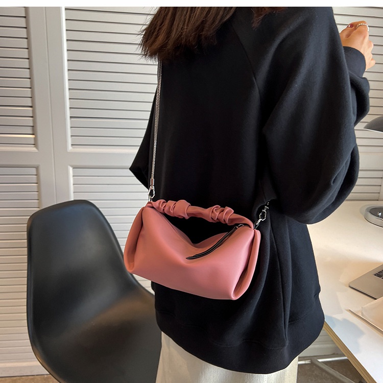 Túi IELGY đeo vai/ xách tay phối dây xích đơn giản thời trang cho nữ