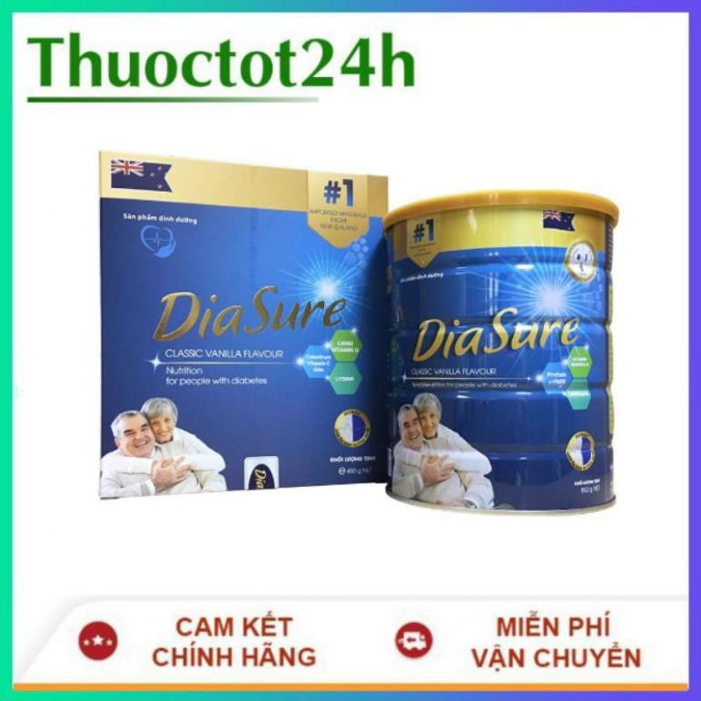 Sữa DiaSure 850g - Dinh dưỡng dành cho người tiểu đường