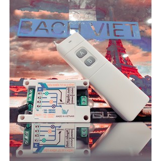 Module RF 4 kênh 12V-220V  3Km-  Thiết bị nhà thông minh- điều khiển từ xa