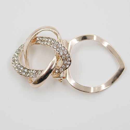 Khuy cố định lụa đế giữ pha lê mạ vàng