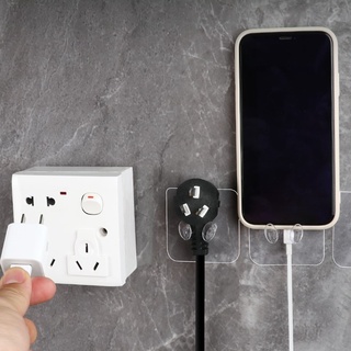Móc dán tường treo phích cắm điện treo đồ đa năng tiện dụng