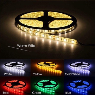 Dây đèn LED 12V 5050/ 2835 cuộn 5m dùng trang trí hắt sáng nội thất, đi viền tủ kệ quầy trưng bày
