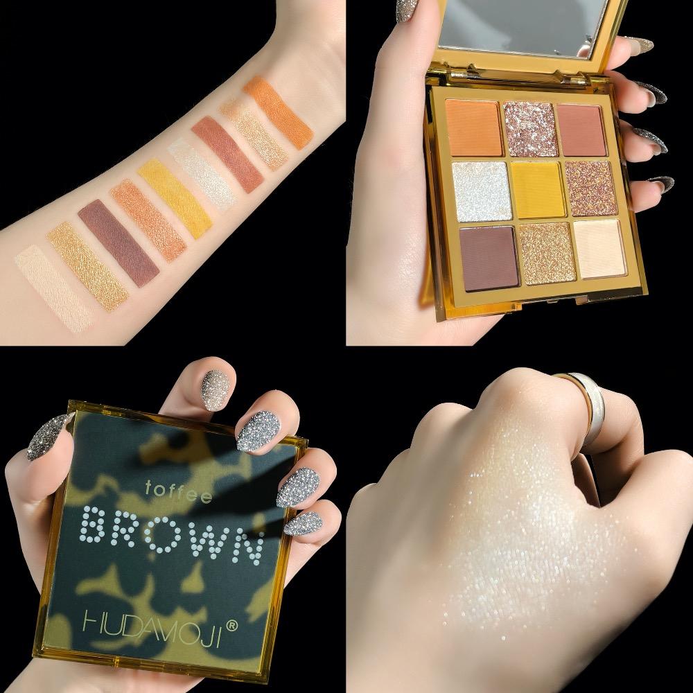 Bảng phấn mắt 9 màu sắc hiệu ứng lì/ ánh ngọc trai lấp lánh
 | BigBuy360 - bigbuy360.vn