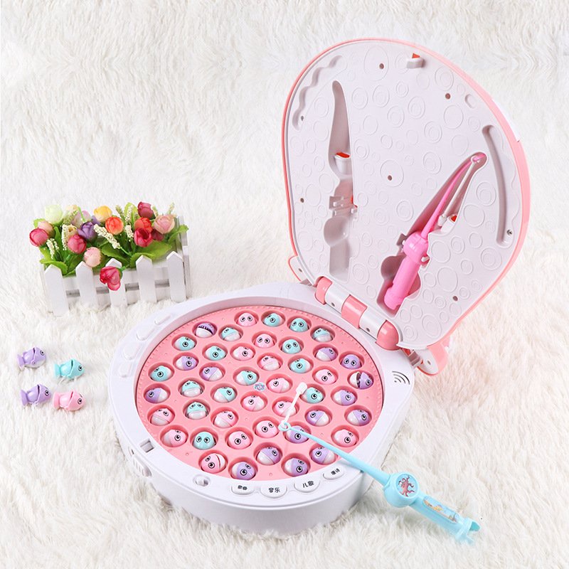 Bộ Câu Cá Hà Mã Có Nắp Đạy, Có Nhạc Cho Bé Vui Chơi Thoả Thích