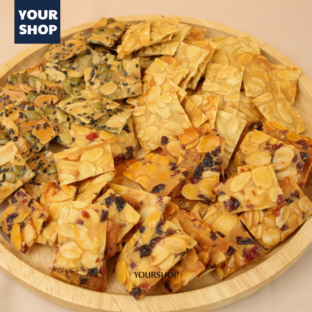 Bánh Ngói Hạnh Nhân Ăn Kiêng Siêu Hạt Chuẩn Keto by Yourshop