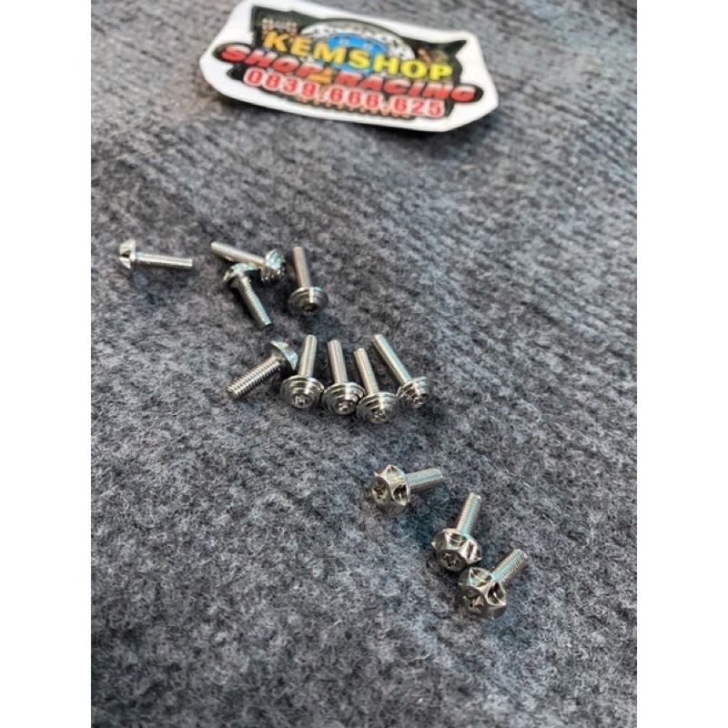 Bộ 6 Ốc Salaya Gắn Đầu Xe Wave 110