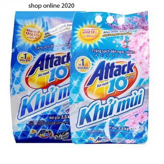 Bột giặt attack khử mùi hương hoa anh đào 3,8kg