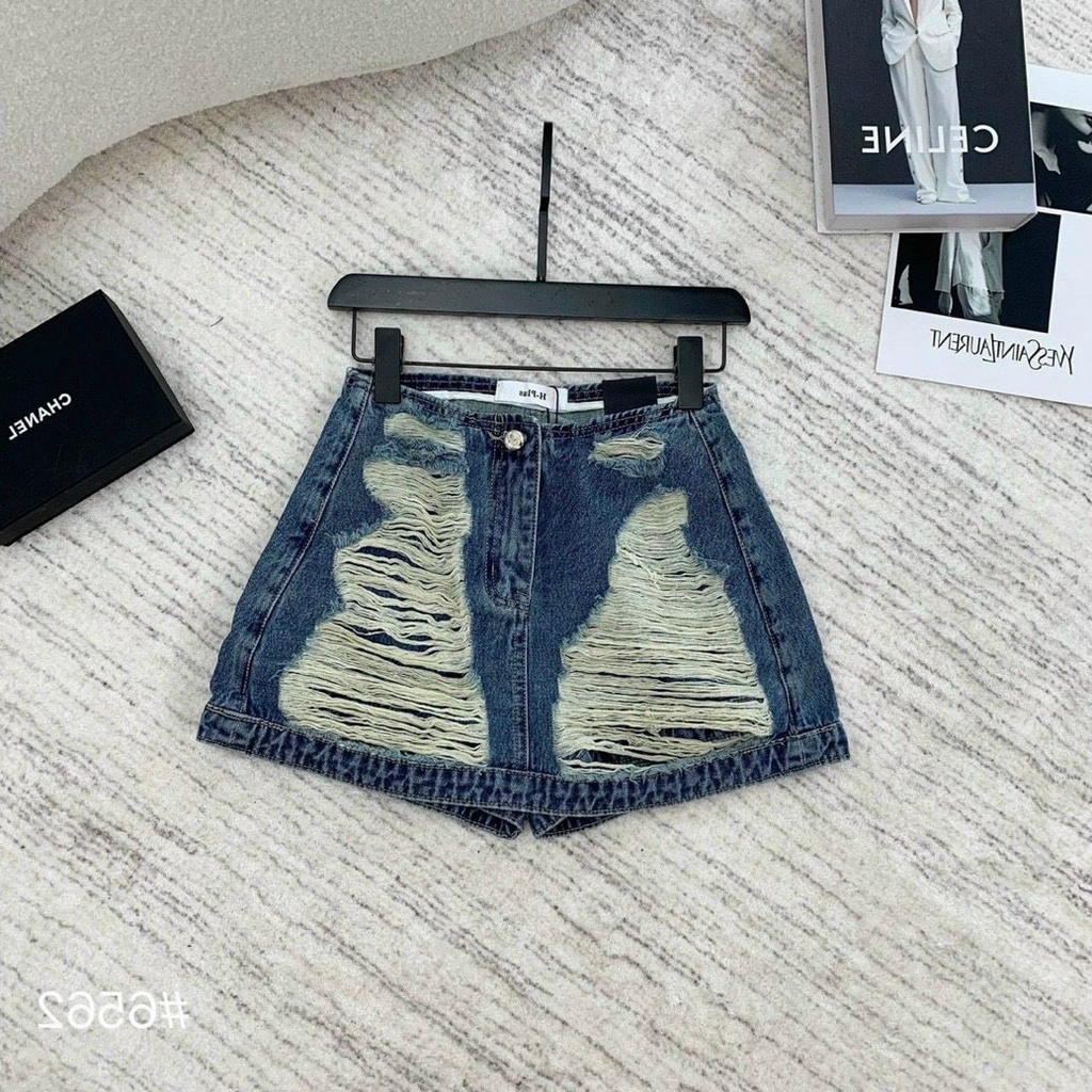 Quần váy jeans COTTON rách hót hàng VNXK siêu xinh