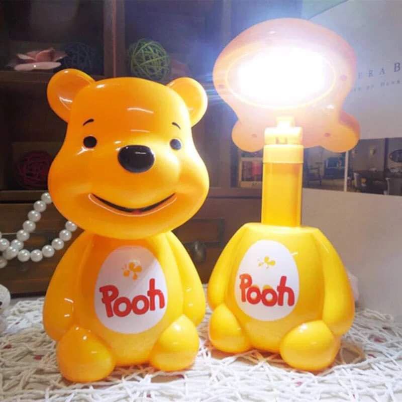 Đèn học để bàn ⚡FREESHIP⚡ Đèn học tích điện hình thú ánh sáng điện LED cho học sinh